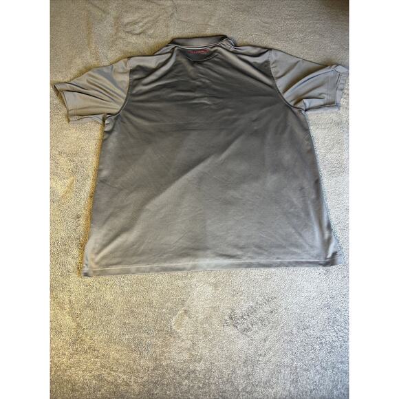 Under Armour Men’s Shirt Gray Size 2XL Loose Heat Gear Polo Shirt Men's - Picture 2 of 8